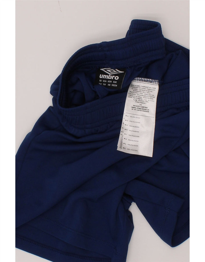 Pantaloncini sportivi da bambino Umbro 9-10 anni medio poliestere blu navy