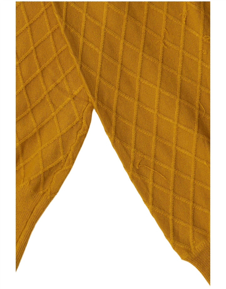 Maglione maglione con scollo a barca da donna Marks & Spencer UK 12 giallo medio