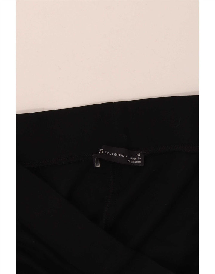 Leggings da donna Marks & Spencer UK 14 Large in viscosa nera