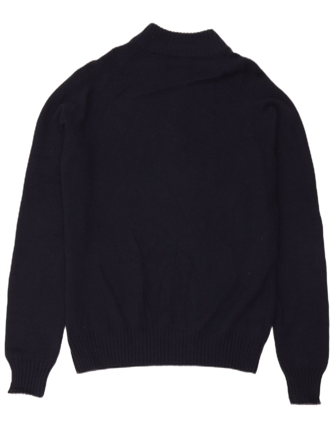 Maglione Fila da uomo con zip e collo, grande, in lana merino blu navy