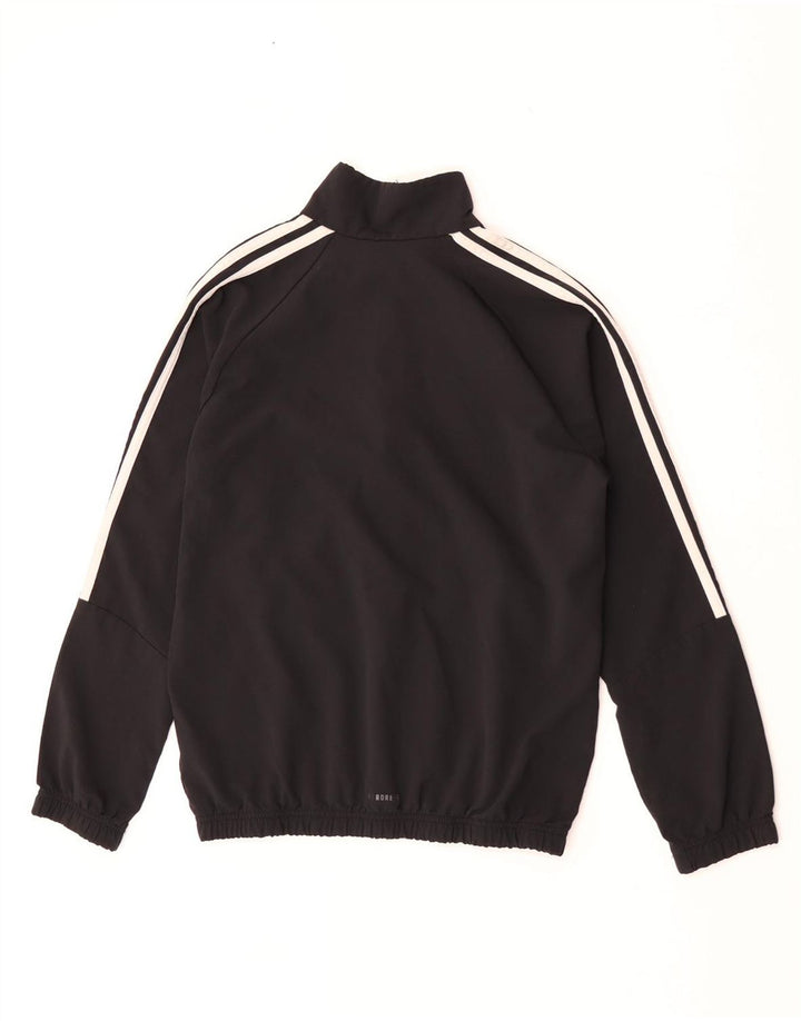 Giacca da tuta Adidas Aeroready da ragazzo 11-12 anni in poliestere nero