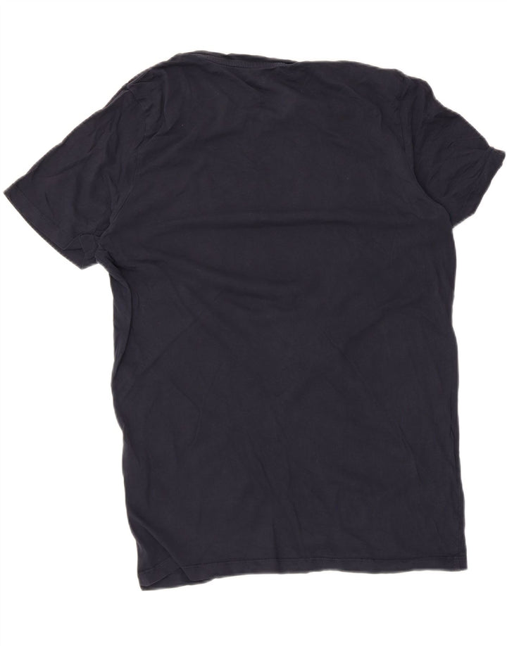 Jack & Jones T-shirt grafica da uomo Top in cotone a righe medie blu navy