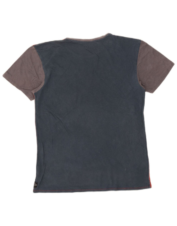 Maglietta Billabong da uomo slim fit, piccola, in cotone color block rosso