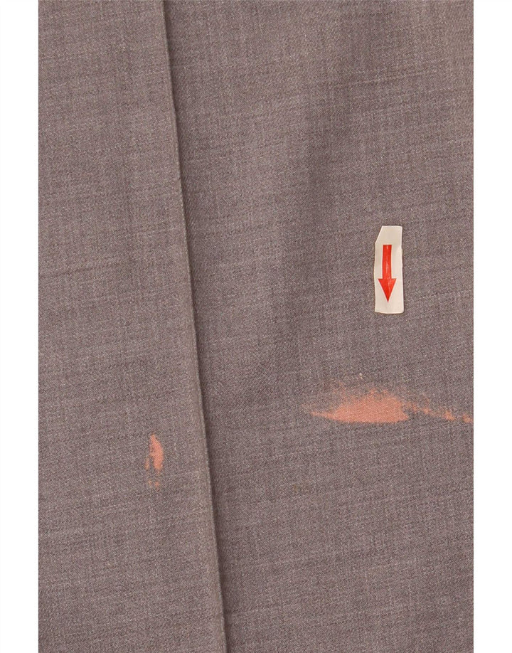 Pantaloni chino affusolati da donna Zara medi W28 L26 poliestere grigio