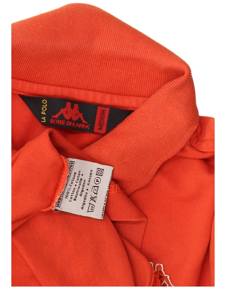 Polo Kappa Uomo Cotone Arancione Medio