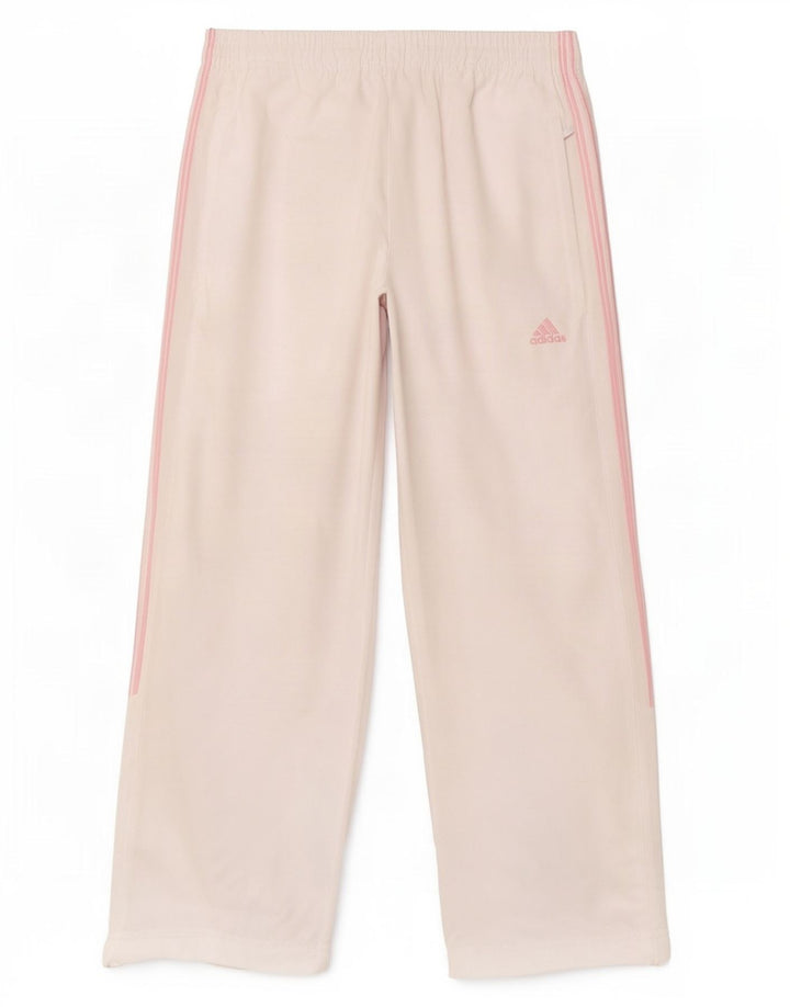 Pantaloni da tuta Adidas Capri da donna UK 12 poliestere bianco medio