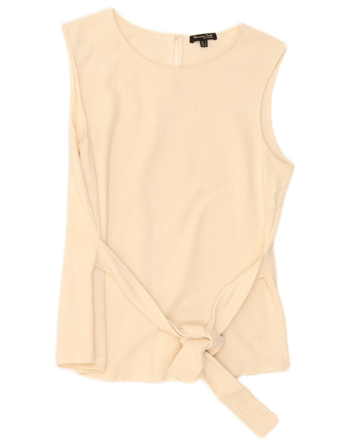 Camicetta da donna Massimo Dutti Top UK 12 medio bianco sporco