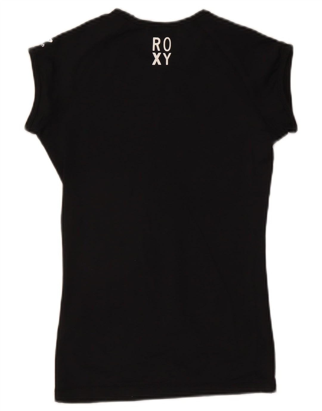 T-shirt grafica da donna Roxy Top UK 8 Small Poliestere nero