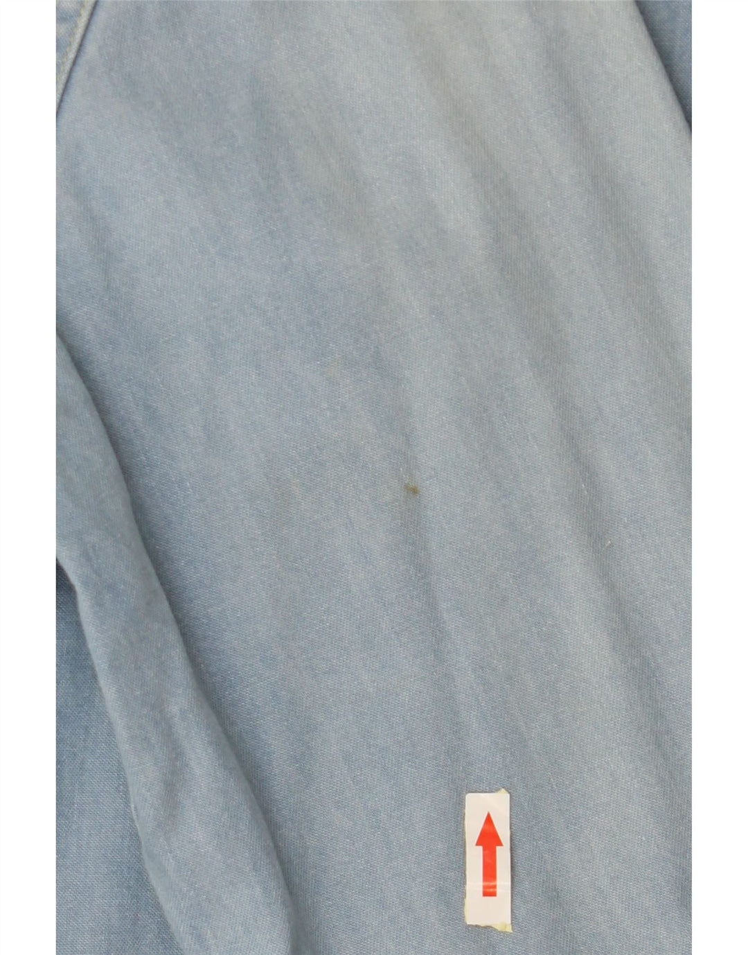 Camicia di jeans da uomo LEE grande in cotone blu