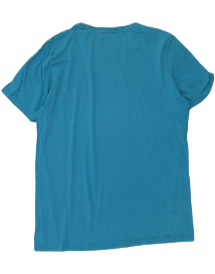 PUMA Mens Graphic T-Shirt Top Large Blue