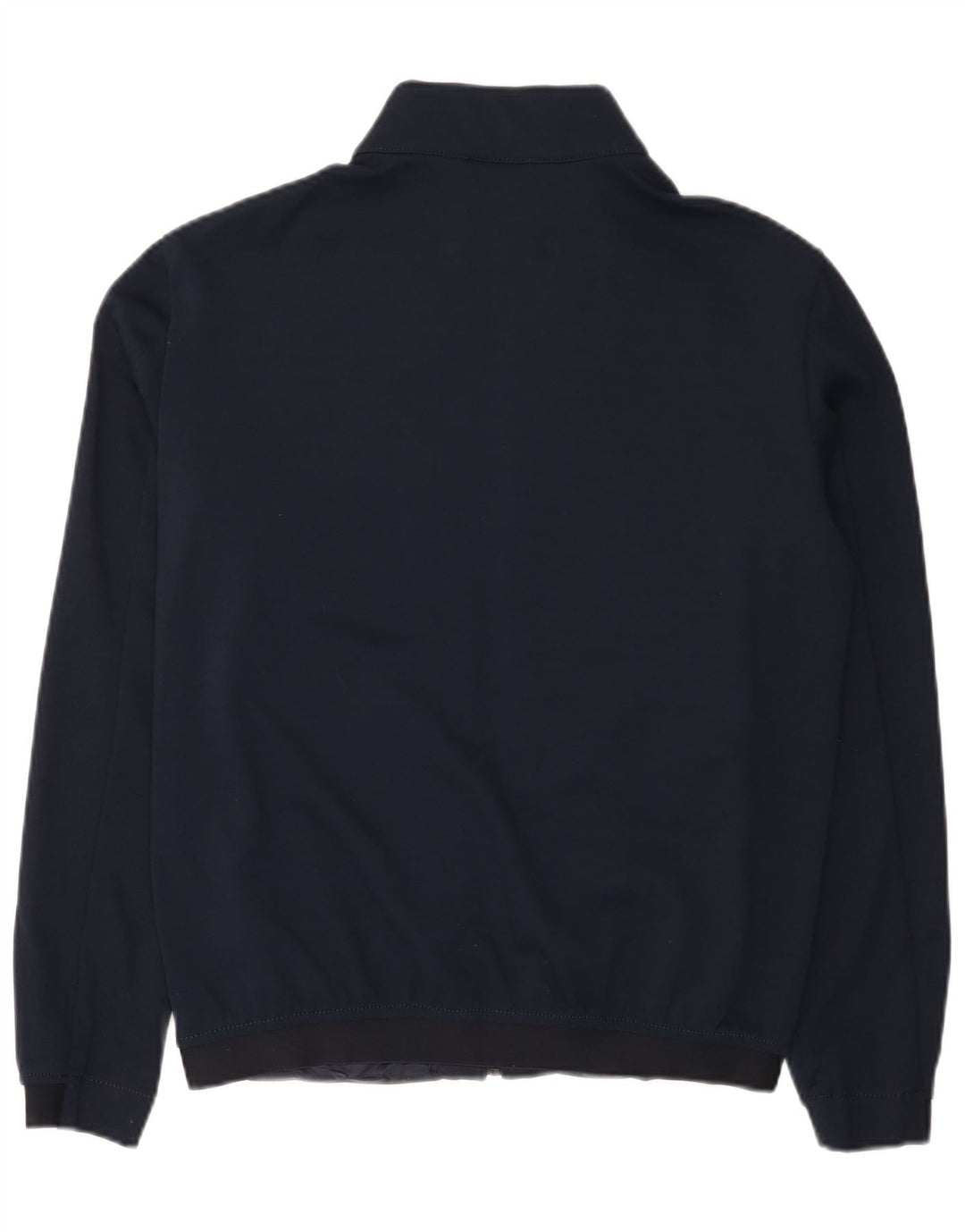 Giubbotto bomber da uomo Zara UK 38 poliestere a blocchi di colore blu navy medio