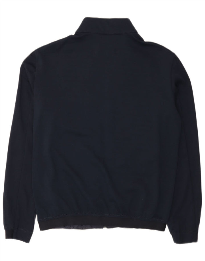 Giubbotto bomber da uomo Zara UK 38 poliestere a blocchi di colore blu navy medio