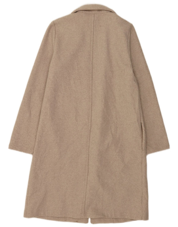 Soprabito aperto da donna Zara UK 10 piccolo poliestere grigio