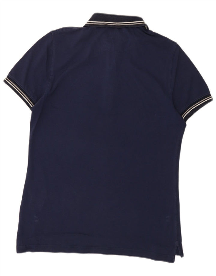 Polo MASSIMO DUTTI da uomo vestibilità regolare blu navy medio