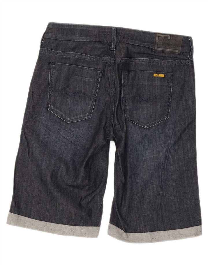 Pantaloncini di jeans da donna Meltin' Pot W26 piccoli in cotone blu navy