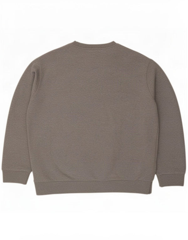 Levi's Felpa con grafica da uomo Maglione 2XL Cotone chiazzato grigio