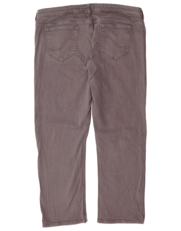 FAT FACE Jeans Capri da donna US 16 2XL W36 L24 Cotone grigio