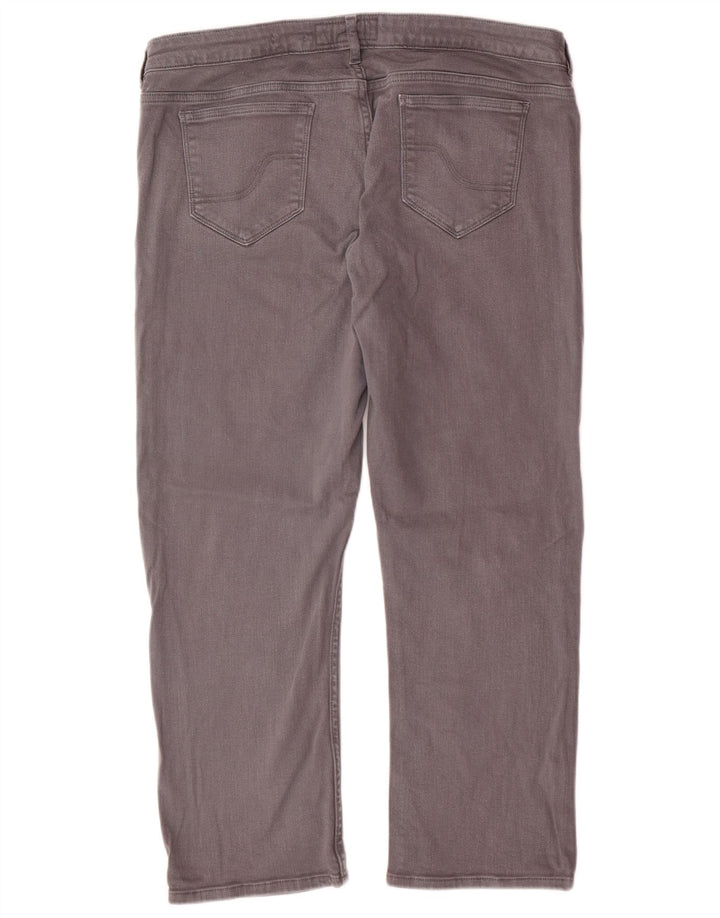 FAT FACE Jeans Capri da donna US 16 2XL W36 L24 Cotone grigio