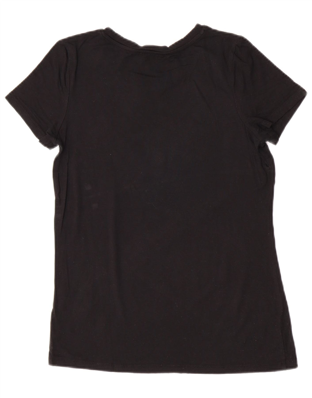 T-shirt grafica da donna Liu Jo Top UK 12 Medium Black Viscosa