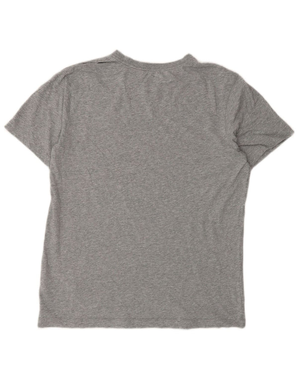 T-shirt Nike da uomo Top Small in cotone grigio