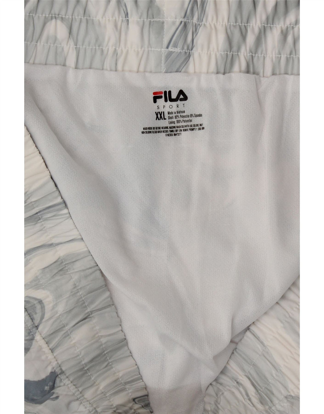 Pantaloncini sportivi Fila da donna UK 20 2XL Poliestere tie-dye grigio