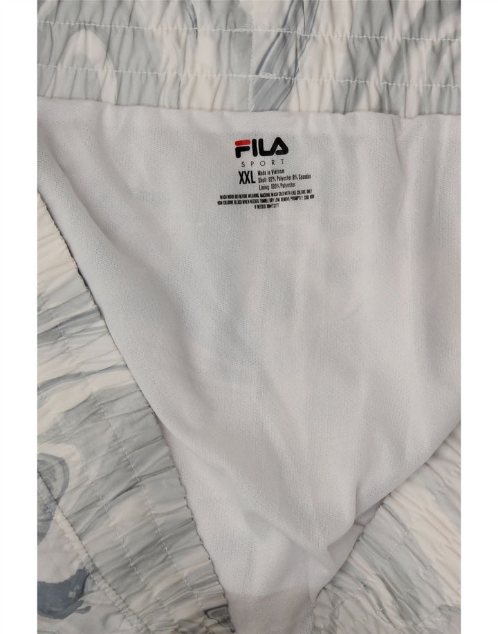 Pantaloncini sportivi Fila da donna UK 20 2XL Poliestere tie-dye grigio