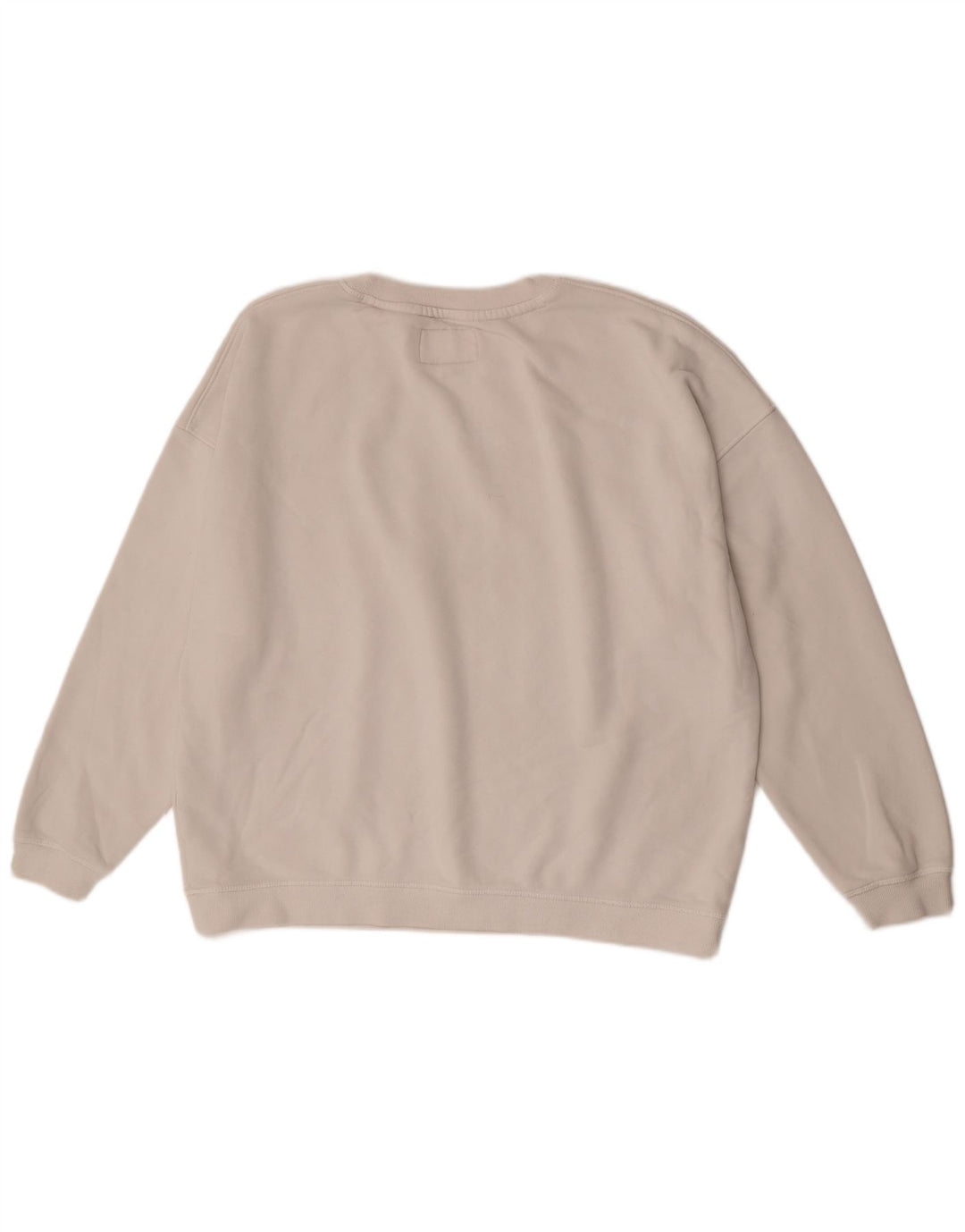 Felpa oversize grafica da donna Jack Wills UK 16 grande bianca