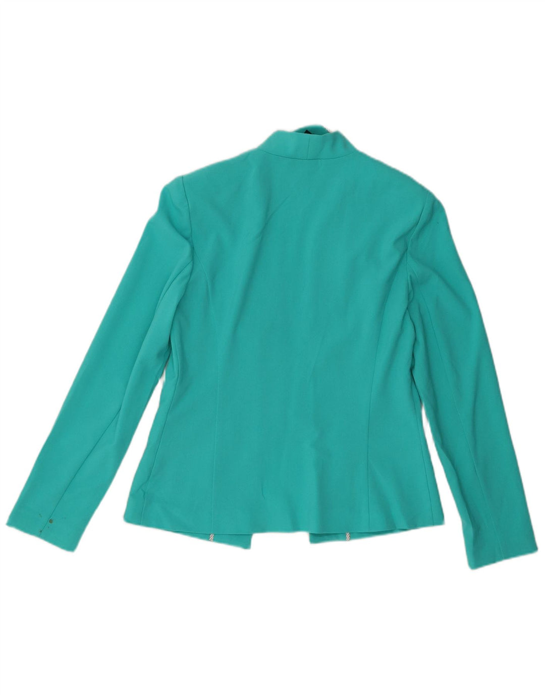 Giacca Marks & Spencer da donna Open Blazer UK 10 Small Turchese Poliestere