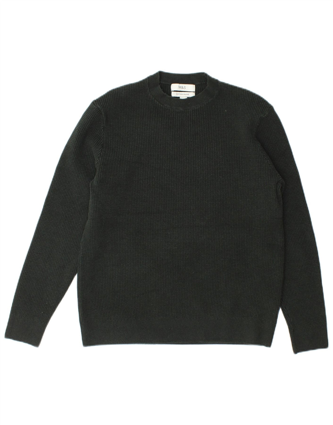 Maglione maglione girocollo da donna Marks & Spencer UK 14 Verde medio