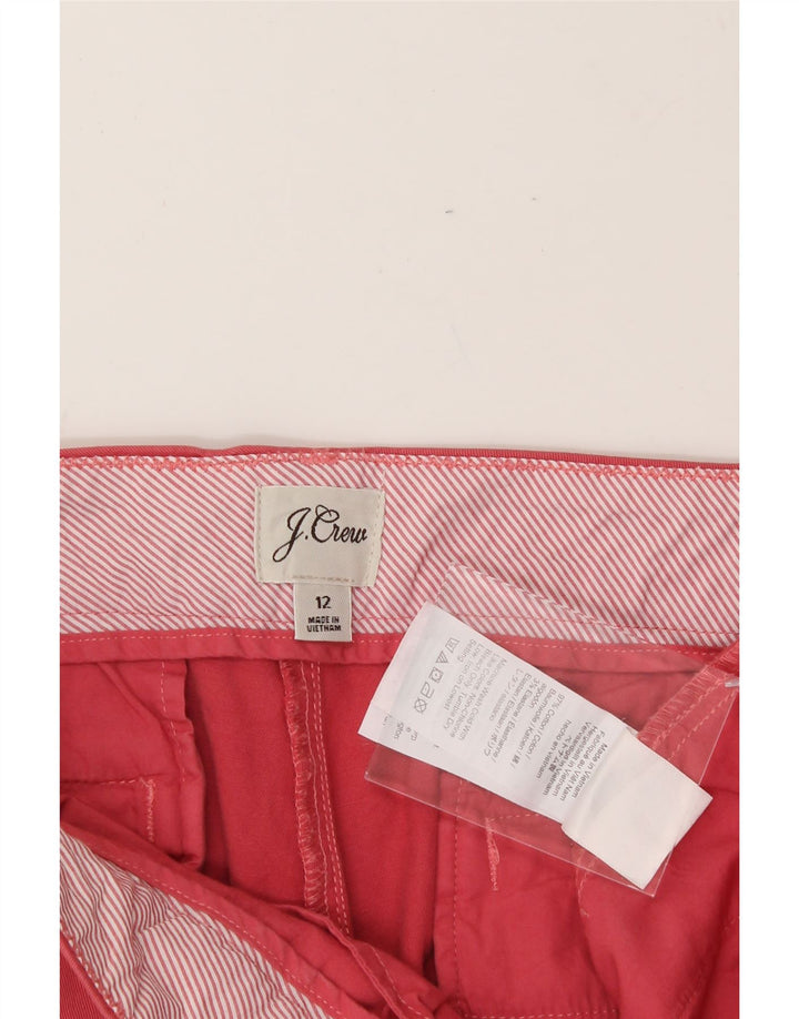 J. CREW Womens Chino Shorts US 12 Large W36  Red Cotton Vintage J. Crew and Second-Hand J. Crew from Messina Hembry 