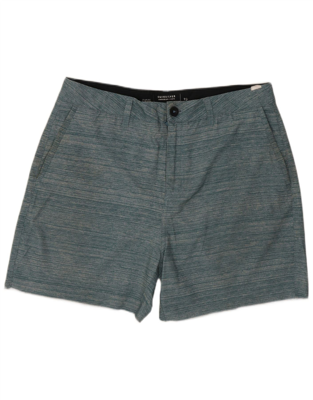 Pantaloncini chino da uomo Quiksilver W33 a righe verdi medie