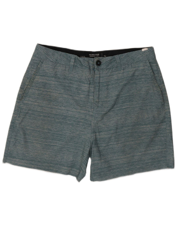 Pantaloncini chino da uomo Quiksilver W33 a righe verdi medie