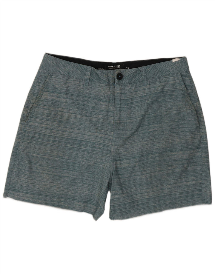 Pantaloncini chino da uomo Quiksilver W33 a righe verdi medie