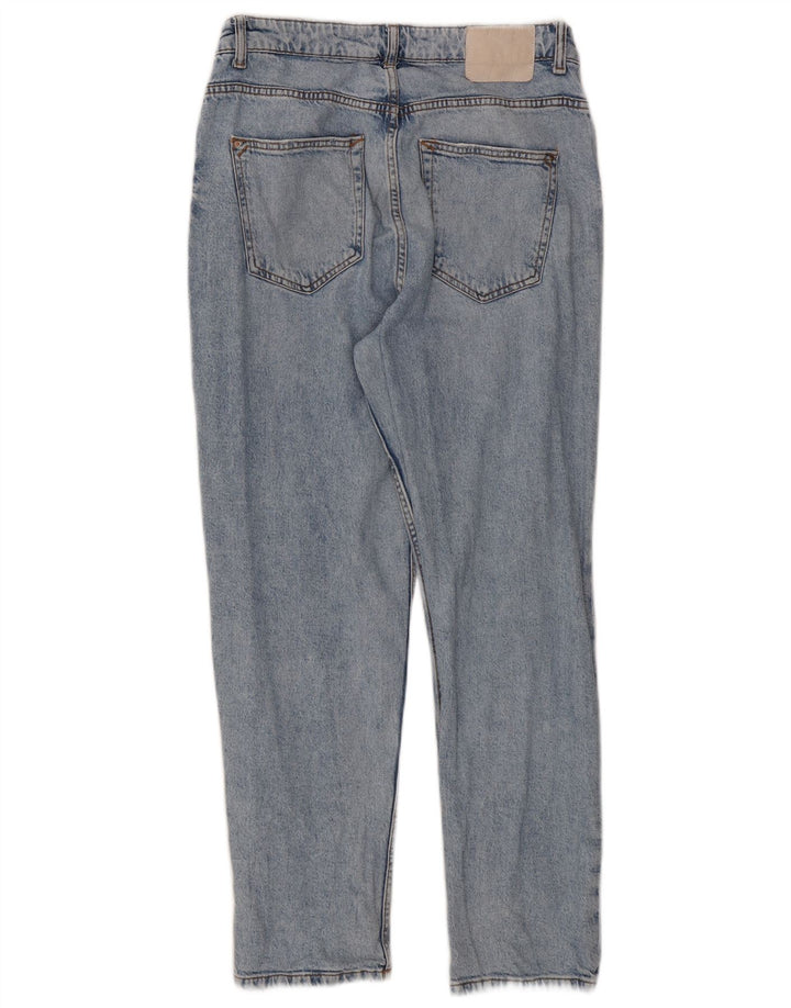 Jeans dritti da donna Zara EU 42 Large W32 L27 Blu