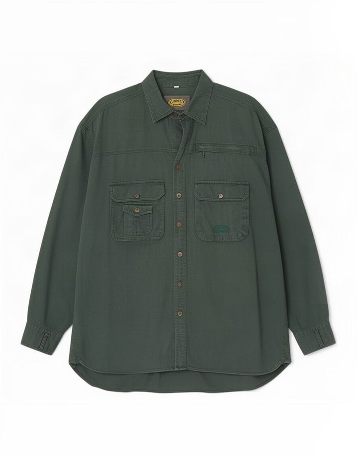 Camicia da uomo Camel Active XL Verde