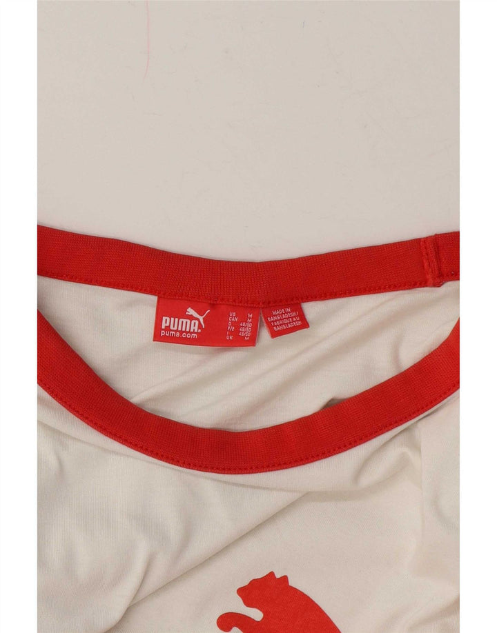 T-shirt grafica da uomo Puma Top color bianco medio