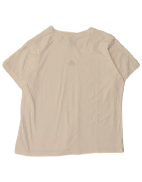 T-shirt da donna Adidas Top UK 16 grande cotone bianco