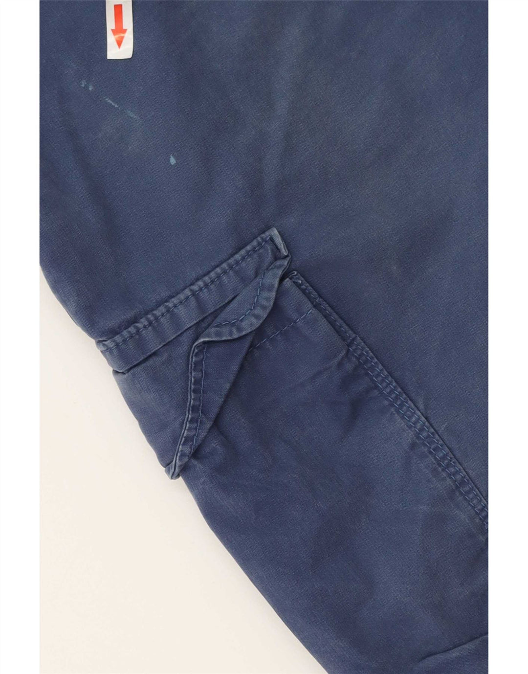 Pantaloncini cargo regolari da uomo Marks & Spencer W36 grandi in cotone blu