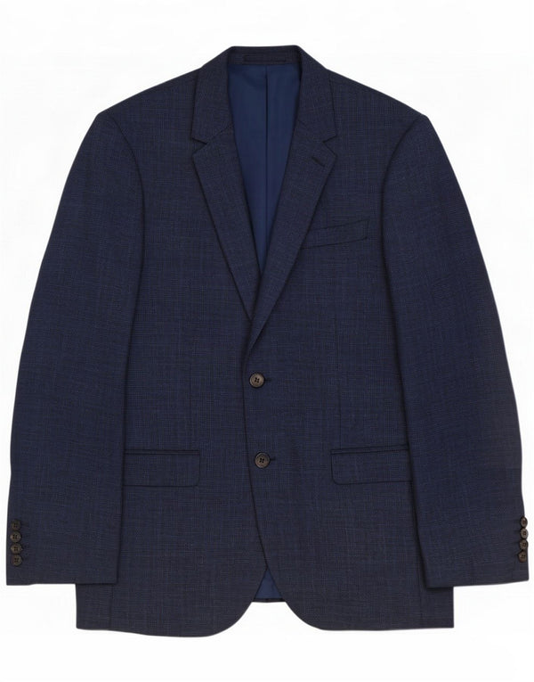Marks & Spencer Giacca blazer a 2 bottoni da uomo UK 40 Blu navy medio