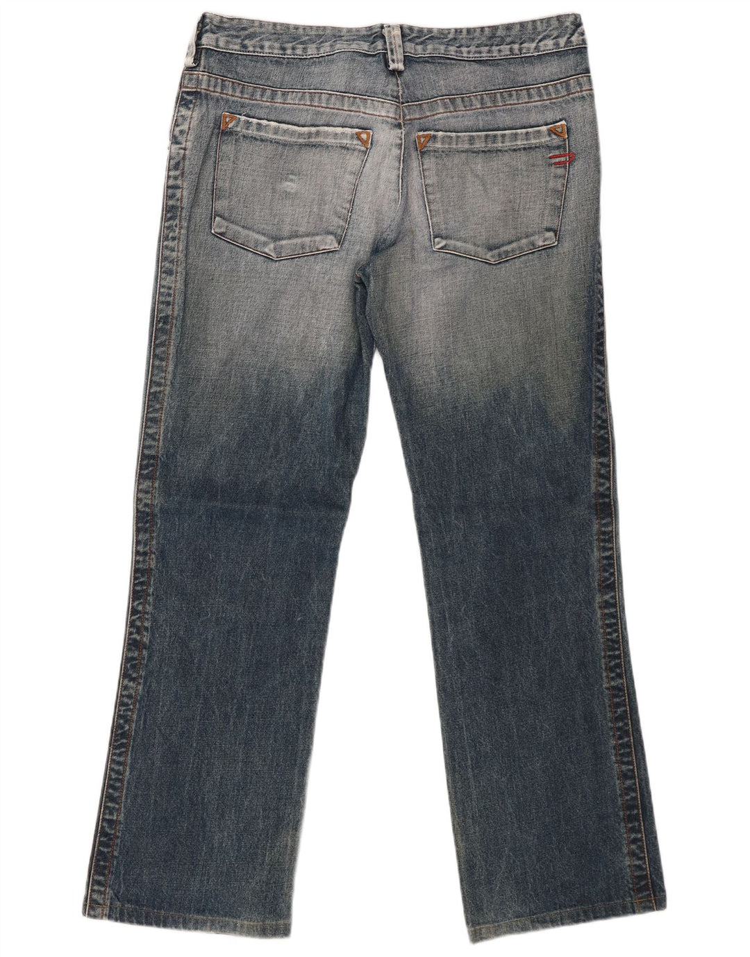 Jeans dritti da uomo DIESEL W33 L30 in cotone blu