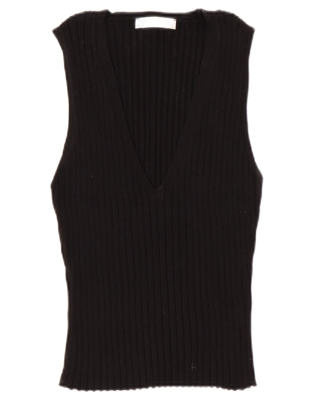 Canotta canotta da donna Zara UK 14 grande nera