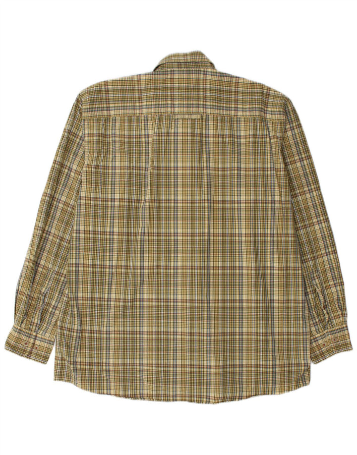 Camicia da uomo Camel Active XL a quadri verdi