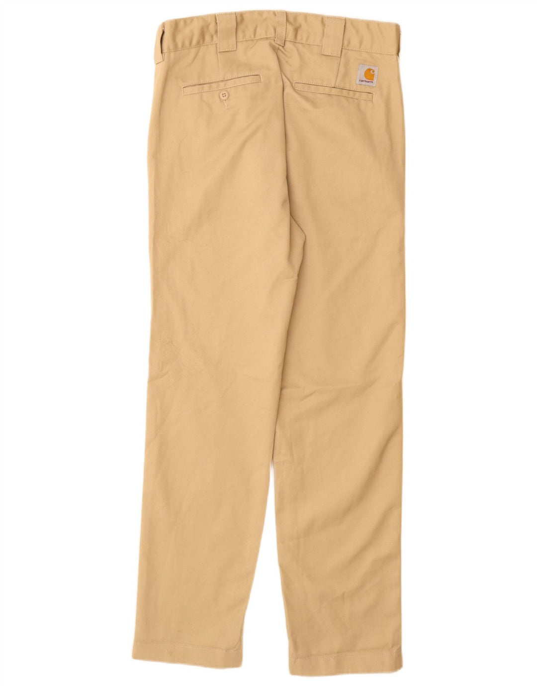 Pantaloni chino slim da uomo CARHARTT W28 L30 poliestere beige