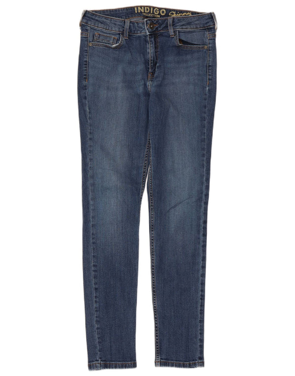 Jeans skinny da donna Marks & Spencer UK 12 medio W30 L29 cotone blu