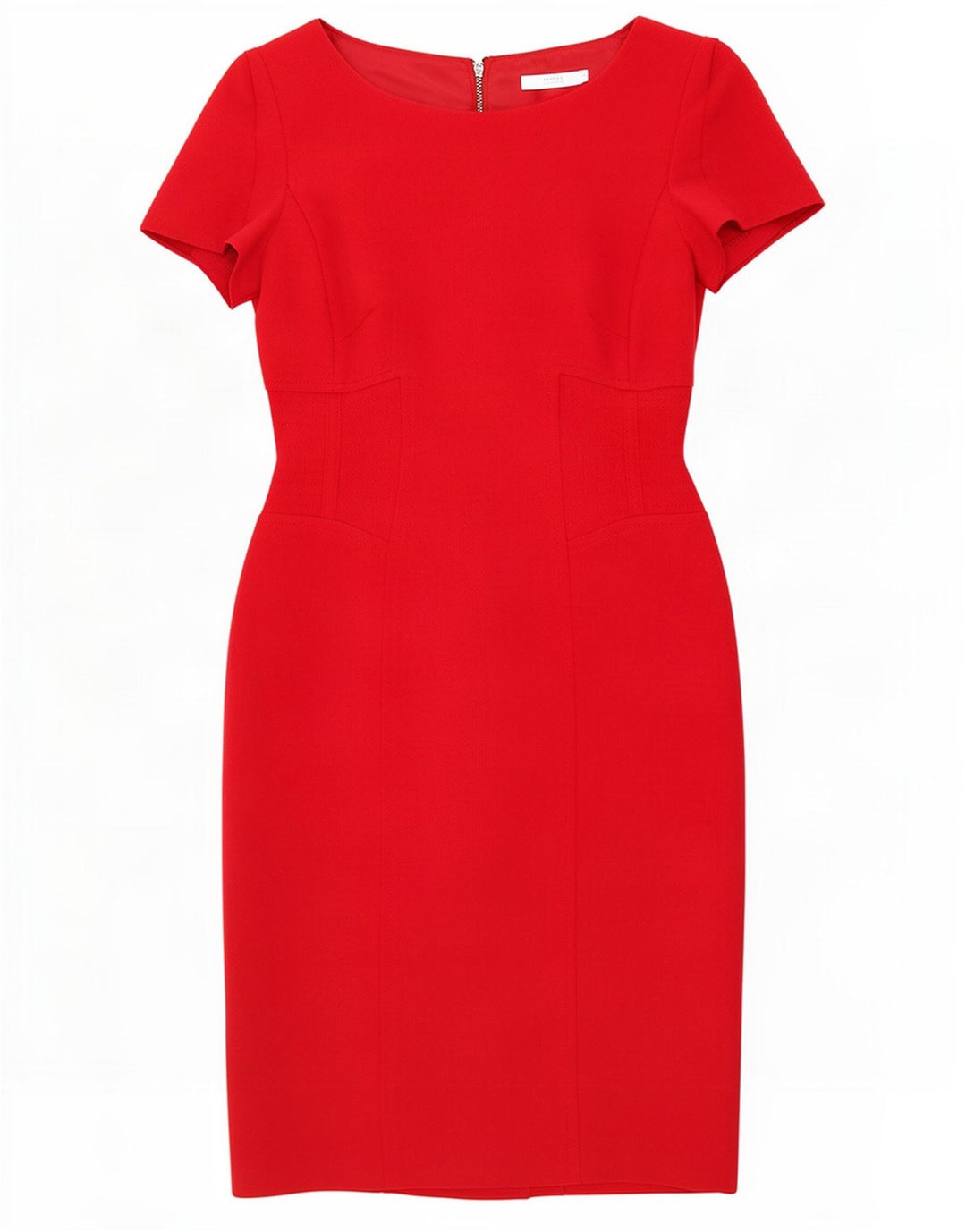 Abito tubino da donna Marks & Spencer UK 8 piccolo poliestere rosso