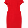 Abito tubino da donna Marks & Spencer UK 8 piccolo poliestere rosso