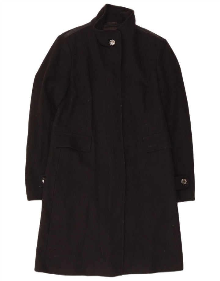 Cappotto Geox Donna Respira UK 10 Small Nero Lana