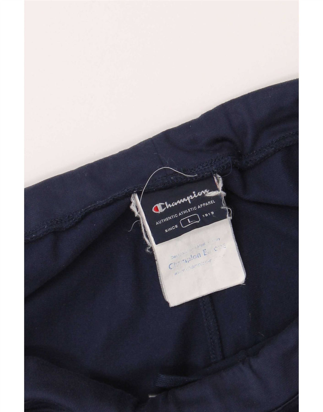 Pantaloni da tuta da uomo Champion Large in poliestere blu navy