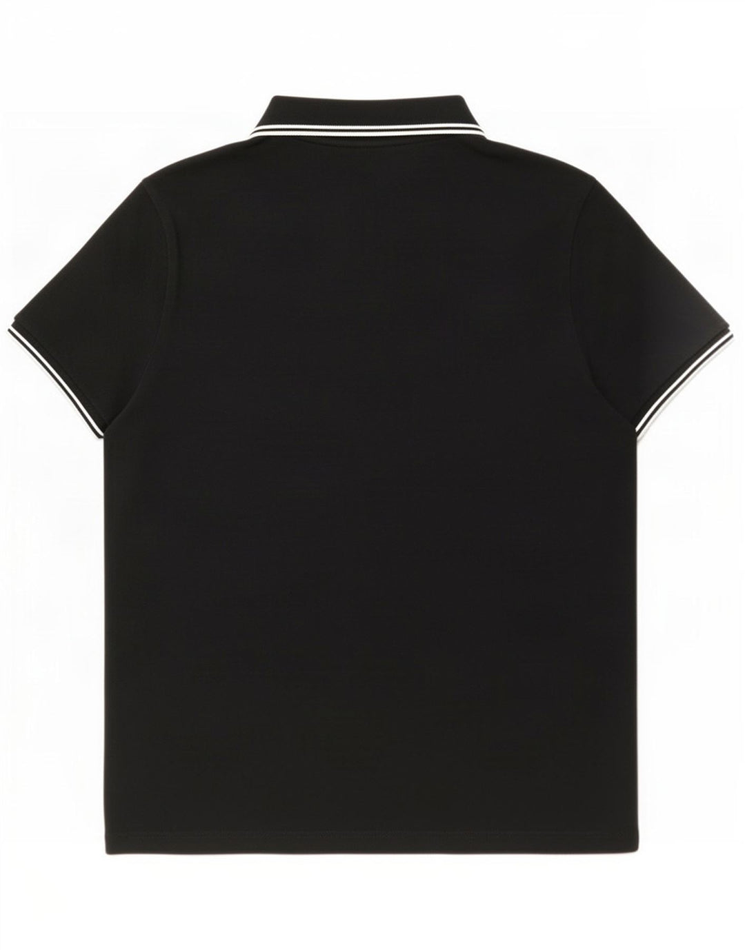 Polo uomo Moncler Medium Black Cotton