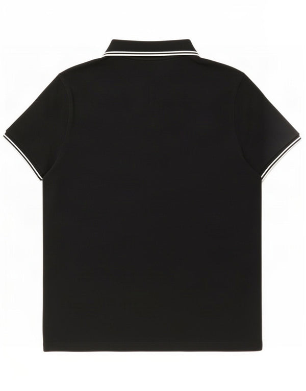 Polo uomo Moncler Medium Black Cotton